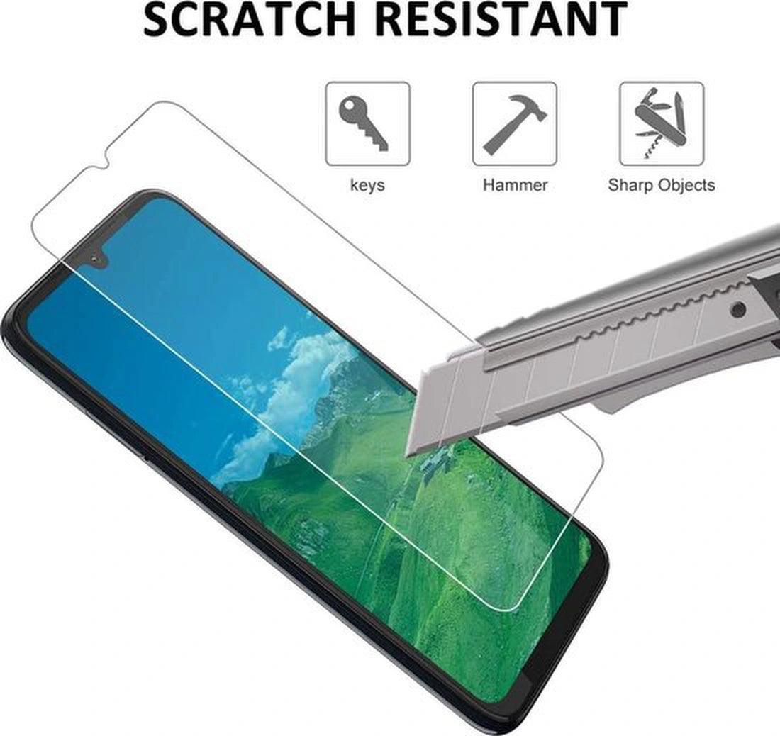 Screenprotector - Geschikt voor Motorola Moto G8 Power - 9H Glas (2-Pack)