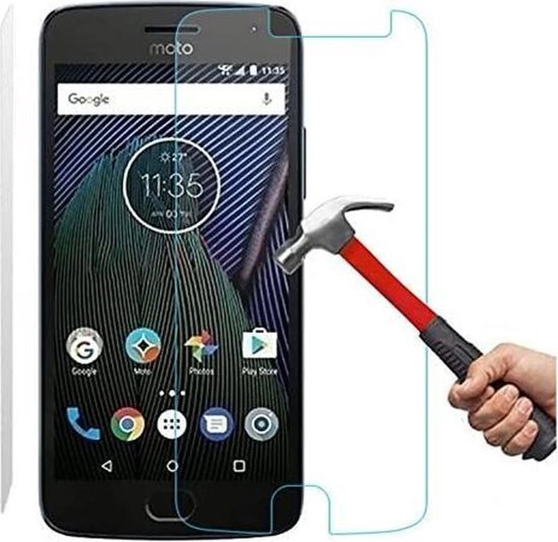 Screenprotector - Geschikt voor Motorola Moto G5 - 9H Glas (2-Pack)
