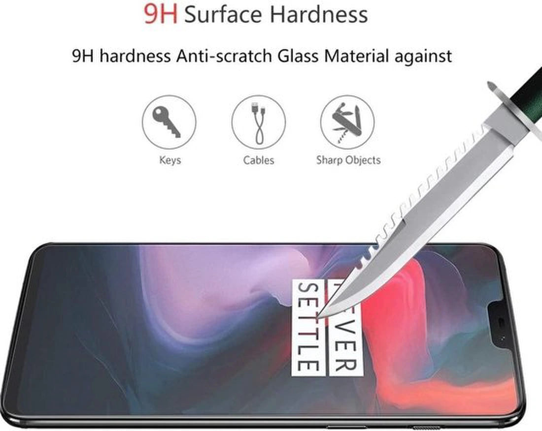 Screenprotector - Geschikt voor Motorola Moto E6 Play - 9H Glas (2-Pack)