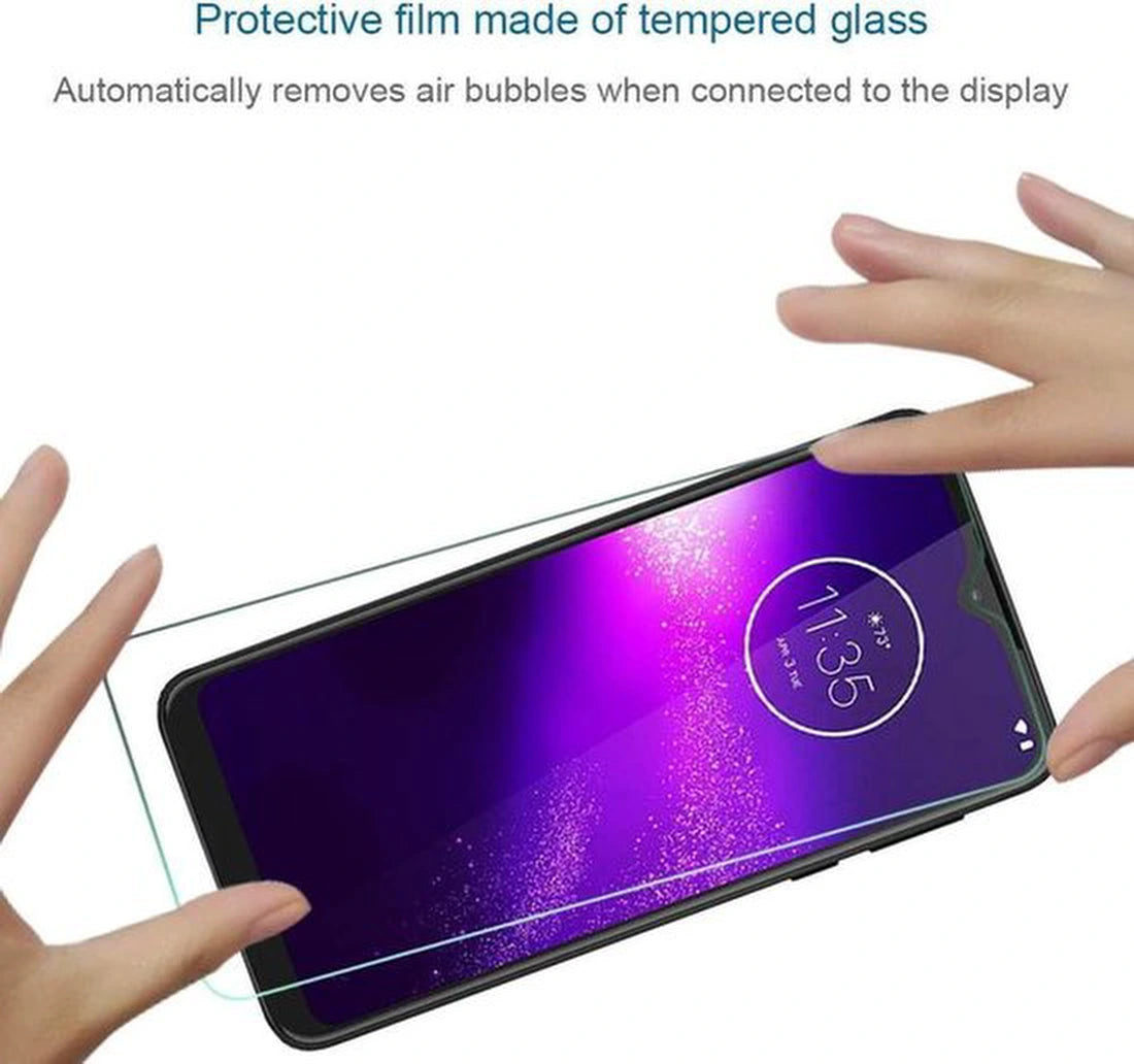 Screenprotector - Geschikt voor Motorola One Macro - 9H Glas (1-Pack)