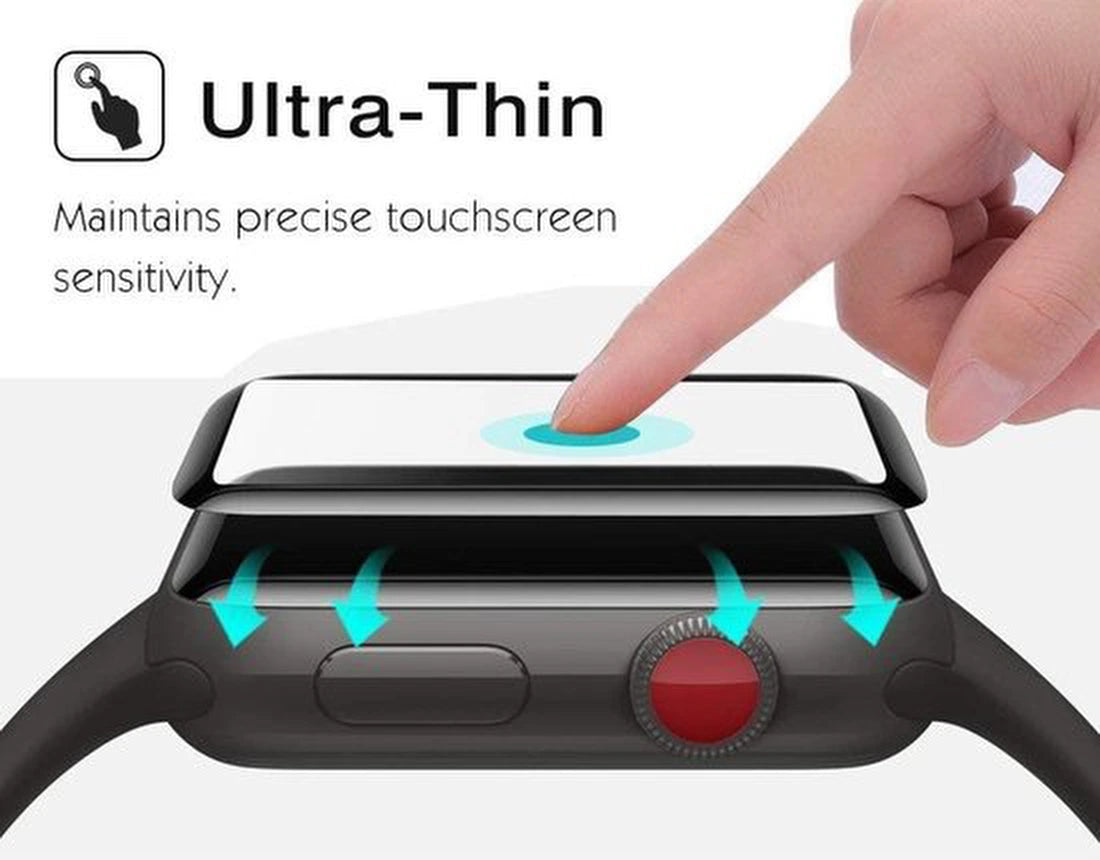 Screenprotector Glas - Tempered Glass Screen Protector - 2x Geschikt voor: 44mm Apple Watch Series 6/5/4/SE