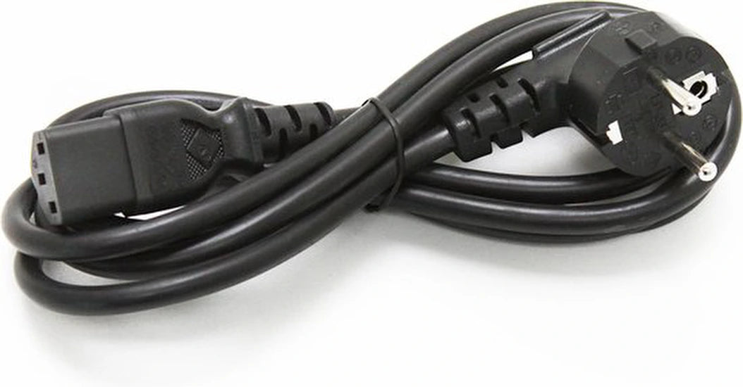 LuxeBass Computer LCD monitor en TV scherm Universele Netkabel snoer / Voedingskabel / Stekker stroomkabel / Voeding Netstekker  Zwart