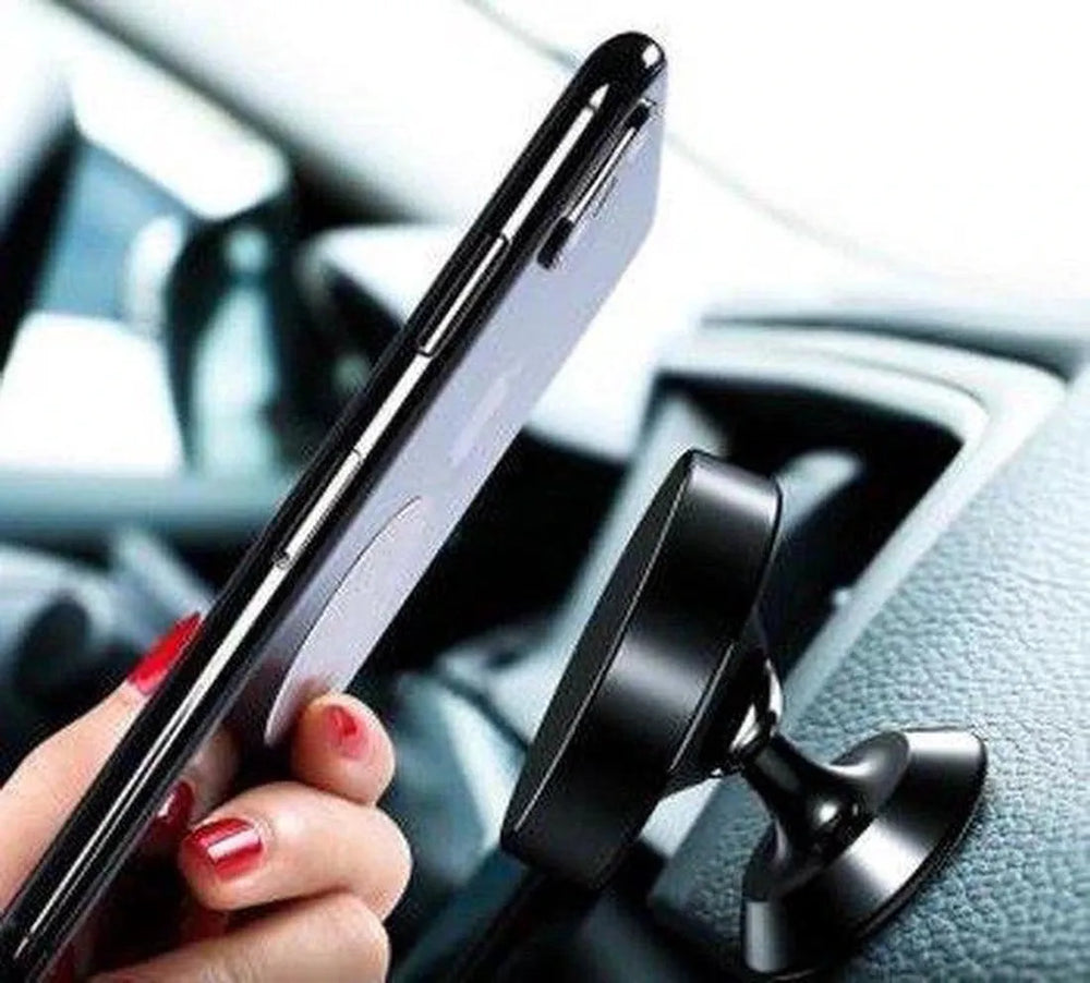 Telefoonhouder auto – Magneet Rond – 360° Draaibaar – Universeel – Rosé – LuxeBass LB-420-Ilumina Benelux