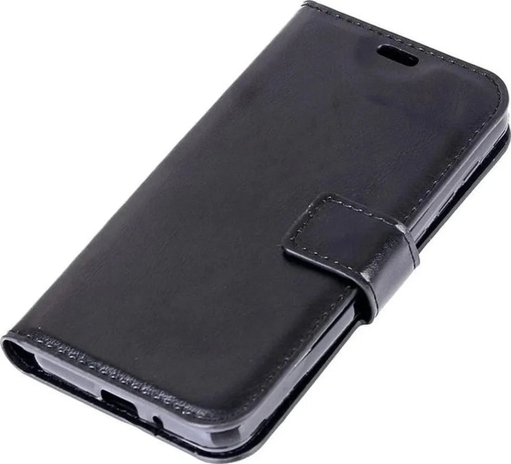 Samsung Galaxy A3 (2017) Hoesjes – Portemonnee Hoes – 2 Pack Screenprotector – Pasjeshouder – Zwart-Ilumina Benelux