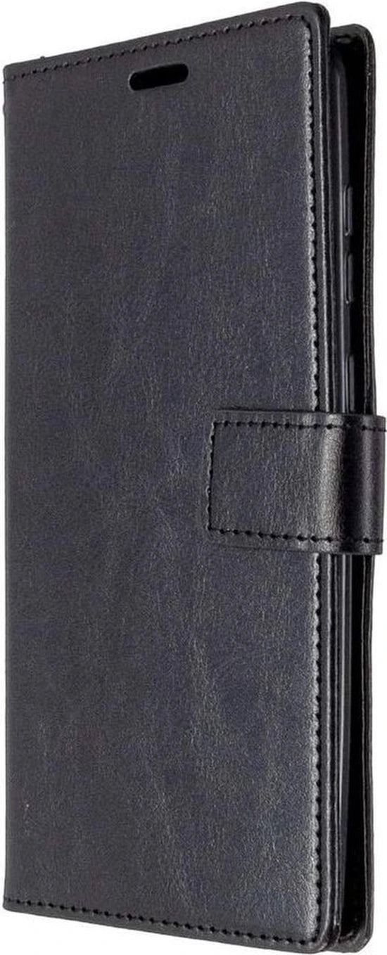 Samsung Galaxy Note 20 Ultra Hoesjes – Portemonnee Bookcase – Magneetsluiting – 2 Pack Screenprotector Gehard Glas – Zwart