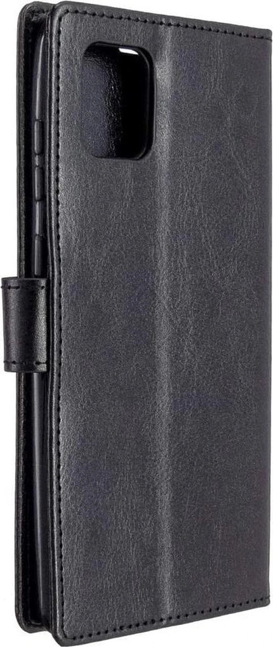 Samsung Galaxy Note 20 Ultra Hoesjes – Portemonnee Bookcase – Magneetsluiting – 2 Pack Screenprotector Gehard Glas – Zwart