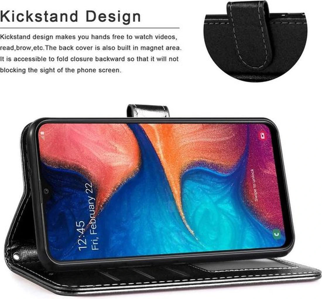 Portemonnee Hoesje - 2 Pack Screenprotector Geschikt voor: Samsung Galaxy S10 - Roségoud