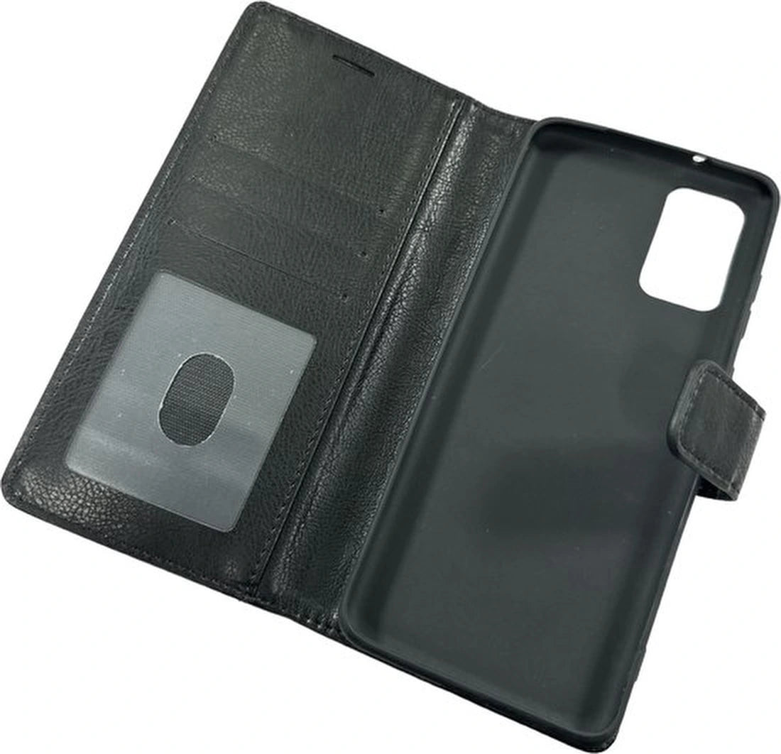 Portemonnee Hoesje - 2 Pack Screenprotector Geschikt voor: Samsung Galaxy S20 plus - zwart