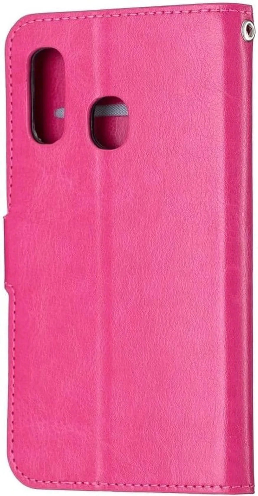 Huawei Y5 2019 Hoesjes – Portemonnee Book Case – Magneetsluiting – 2x Screenprotector – Roze-Ilumina Benelux