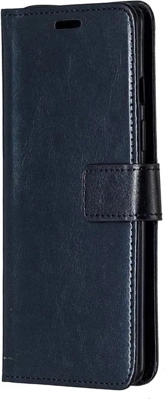 OnePlus 8 Hoesjes – Portemonnee Book Case – Magneetsluiting – 2x Gehard Glas Screenprotector – Zwart-Ilumina Benelux