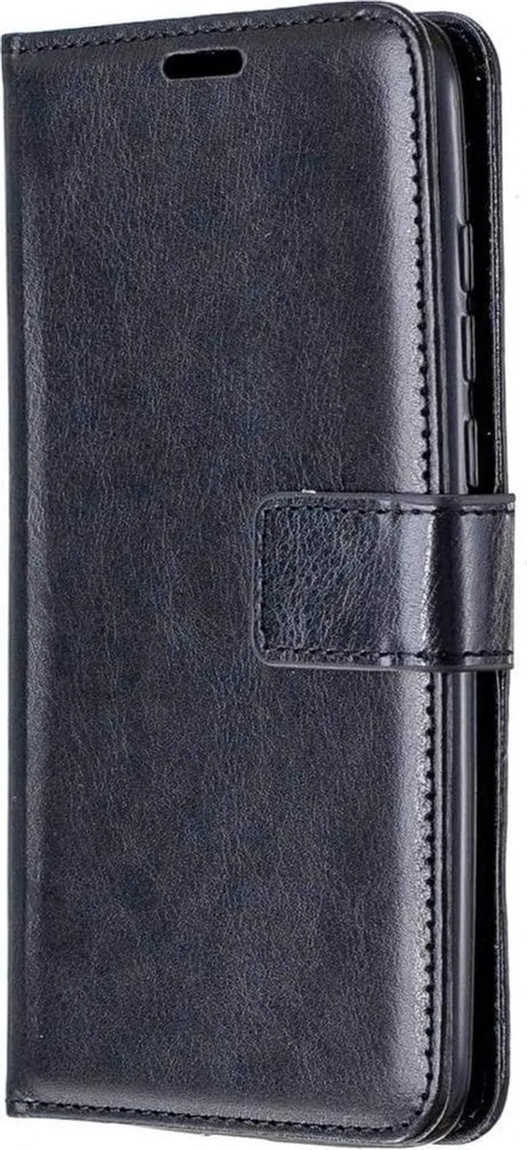 Xiaomi Mi 9 Lite Hoesjes – Portemonnee Book Case – Pasjeshouder – 2x Screenprotector Gehard Glas – Zwart-Ilumina Benelux