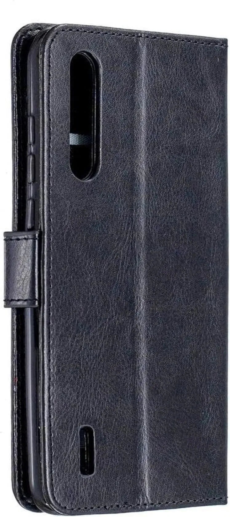 Xiaomi Mi 9 Lite Hoesjes – Portemonnee Book Case – Pasjeshouder – 2x Screenprotector Gehard Glas – Zwart-Ilumina Benelux