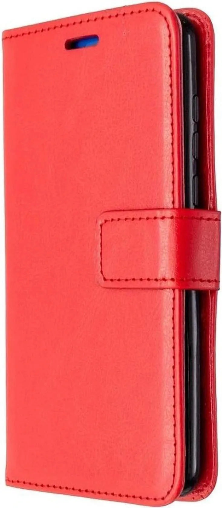 Huawei P40 Pro Hoesjes – Portemonnee Book Case – Magneetsluiting – 2x Screenprotector – Rood-Ilumina Benelux