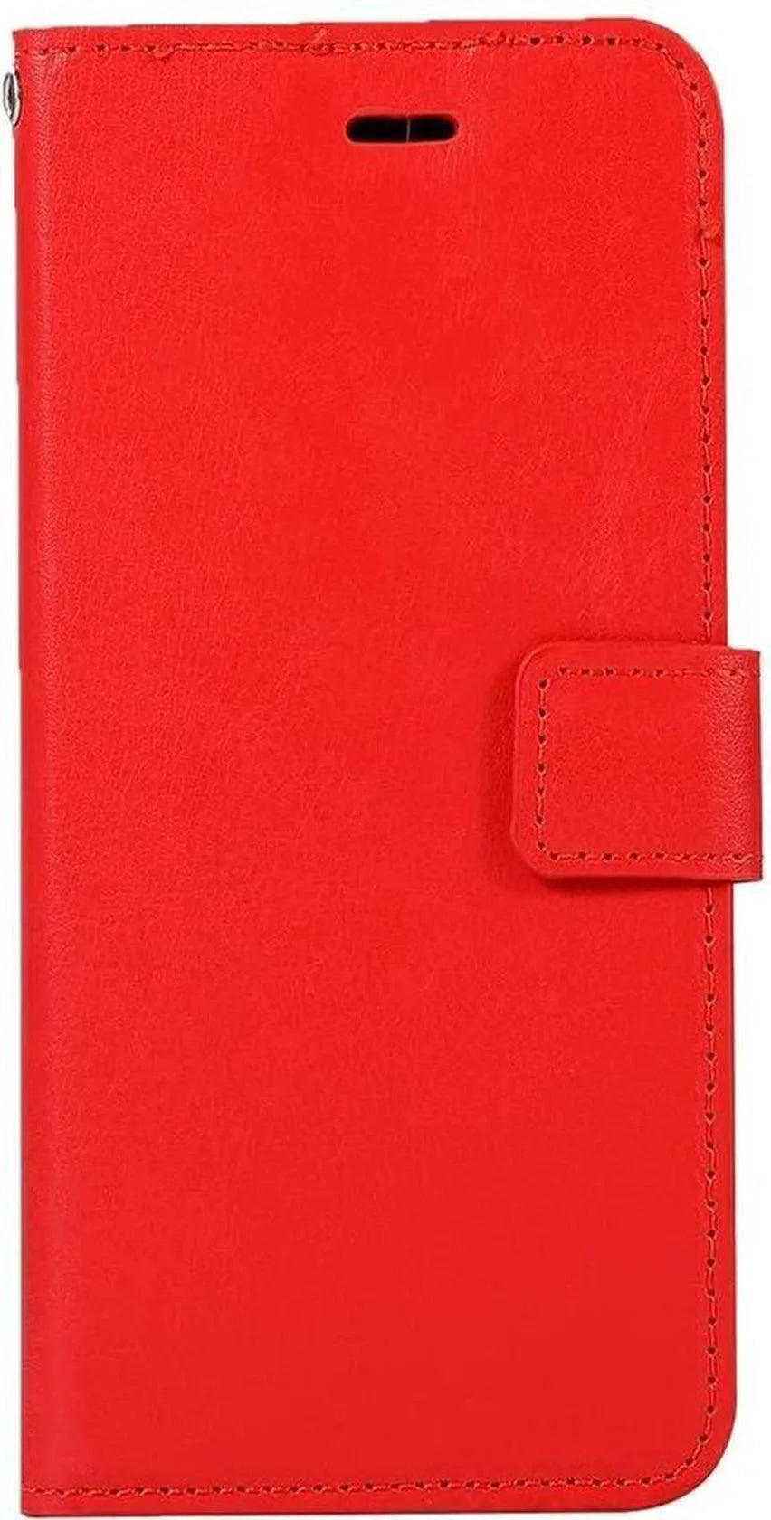 iPhone XR Hoesjes – Portemonnee Book Case – Magneetsluiting – 2x Glazen Screenprotector – Rood-Ilumina Benelux