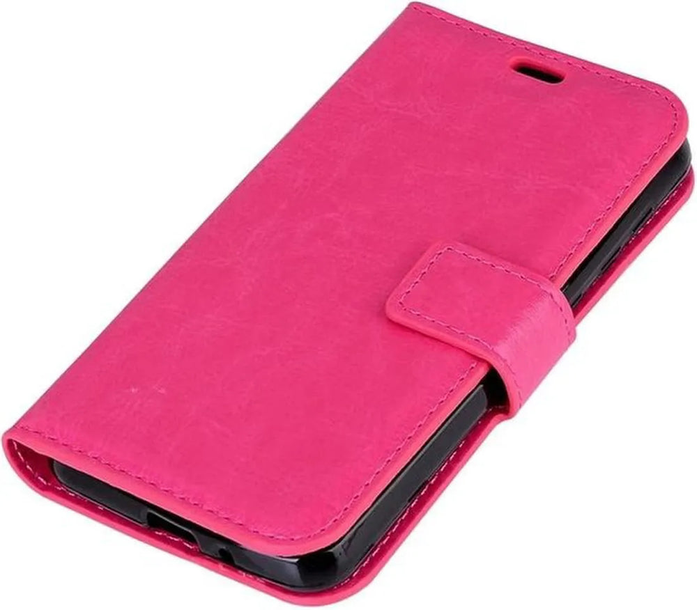 Samsung Galaxy A5 (2017) Hoesjes – Portemonnee Hoes – Pasjeshouder – 2 Pack Screenprotector – Roze-Ilumina Benelux