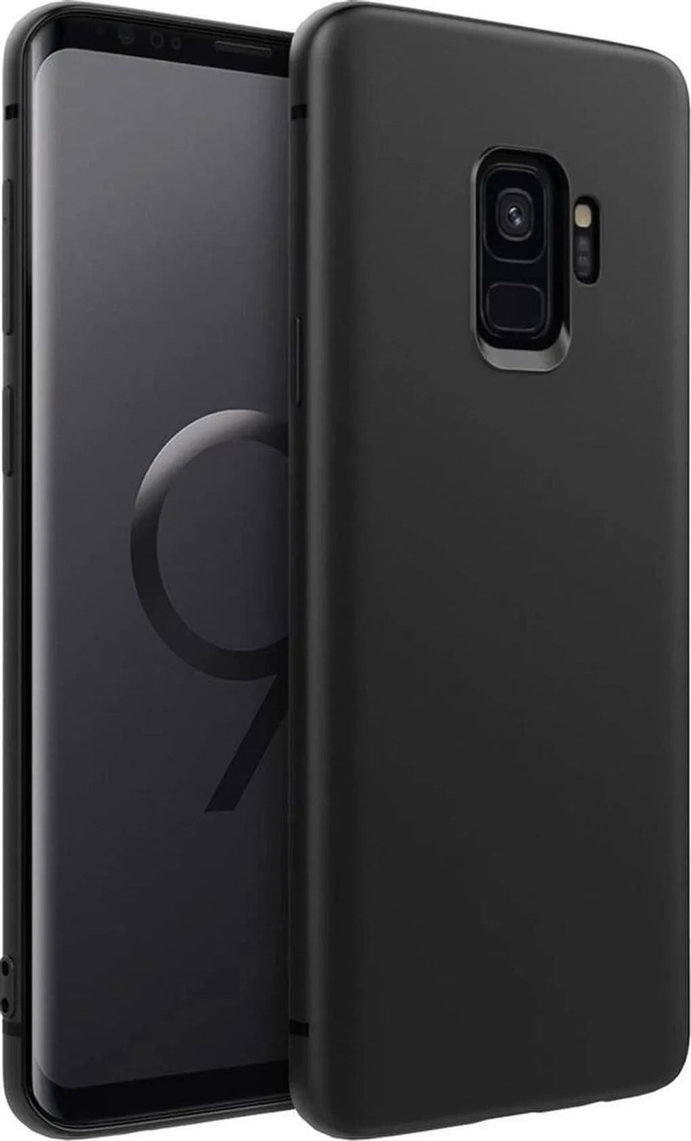 Samsung Galaxy S9 Hoesjes – Siliconen Backcover – Flexibel – Schokbestendig – Zwart-Ilumina Benelux