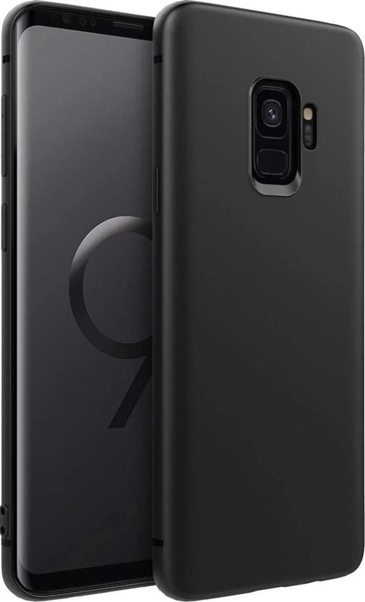 Samsung Galaxy S9 Hoesjes – Siliconen Backcover – Flexibel – Schokbestendig – Zwart-Ilumina Benelux