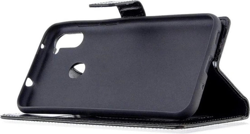 hoesje Geschikt voor: Samsung Galaxy A11 book case + + 2x Screenprotector zwart