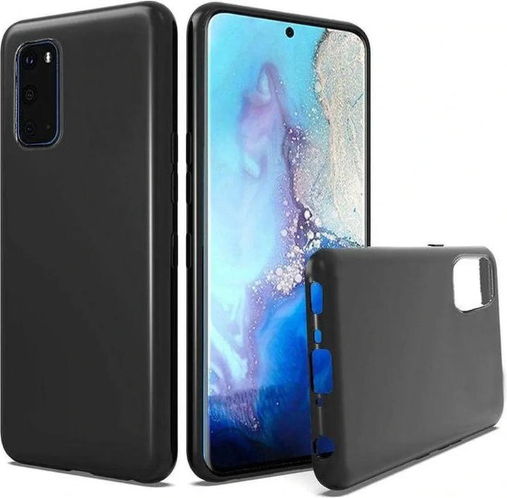 Samsung Galaxy S20 FE Hoesjes – Siliconen Backcover – Flexibel – Schokbestendig – Zwart-Ilumina Benelux