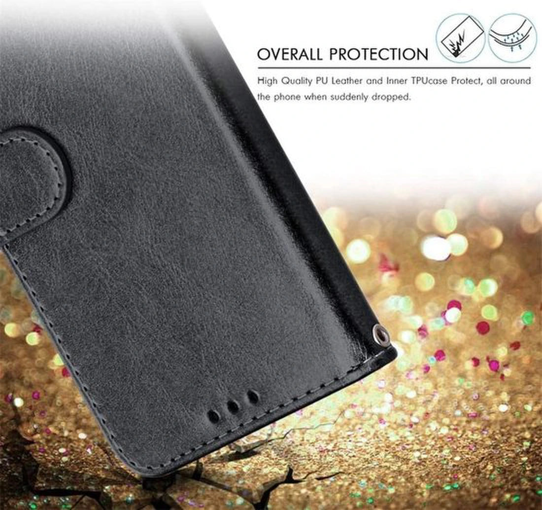 Samsung Galaxy Note 20 Hoesjes – Portemonnee Bookcase – Pasjeshouder – 2 Pack Screenprotector Gehard Glas – Roségoud