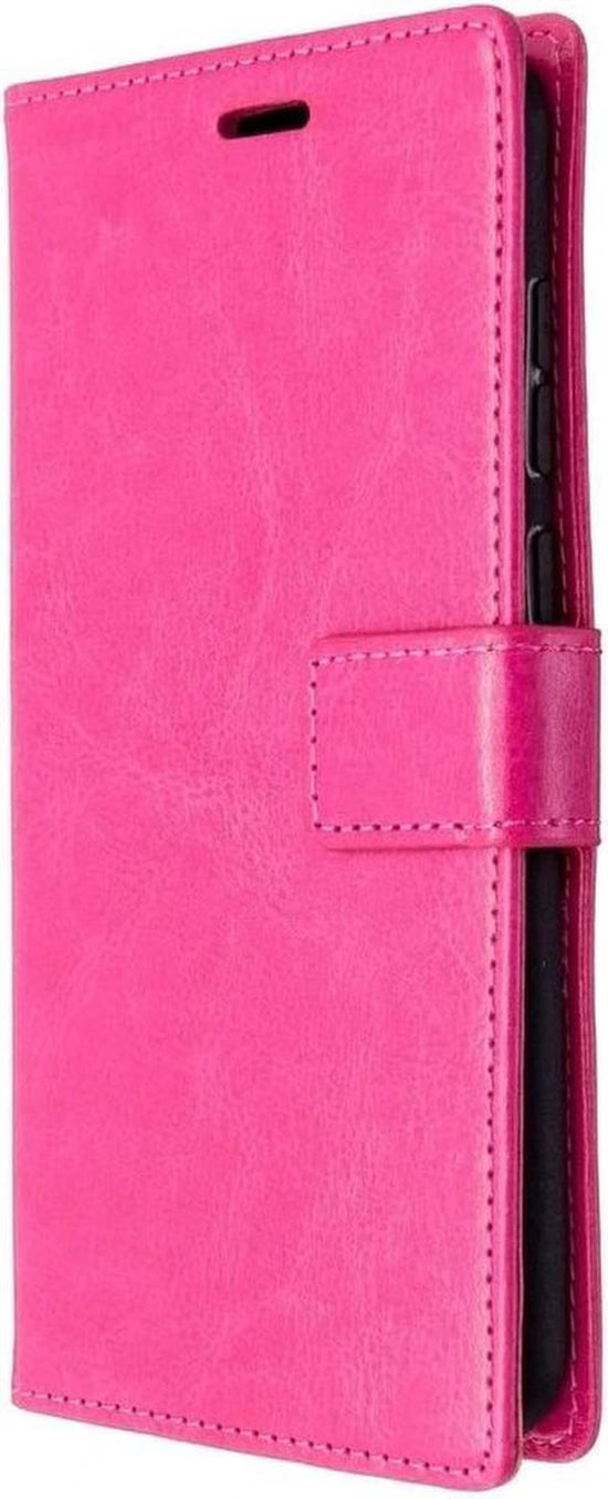 Portemonnee Hoesje - 2 Pack Screenprotector Geschikt voor: Samsung Galaxy A11 - Roze