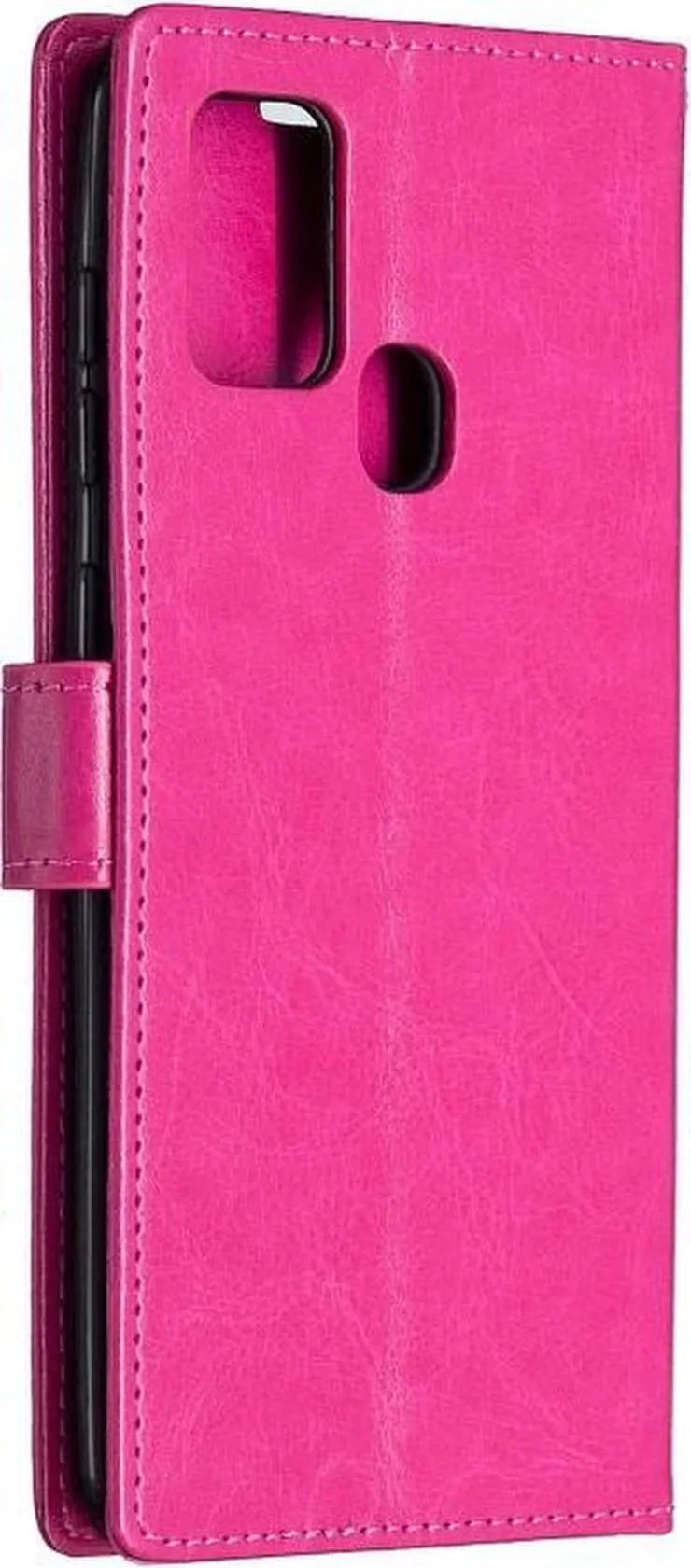 Huawei P Smart 2020 Hoesjes – Portemonnee Book Case – Pasjeshouder – 2x Screenprotector – Roze-Ilumina Benelux