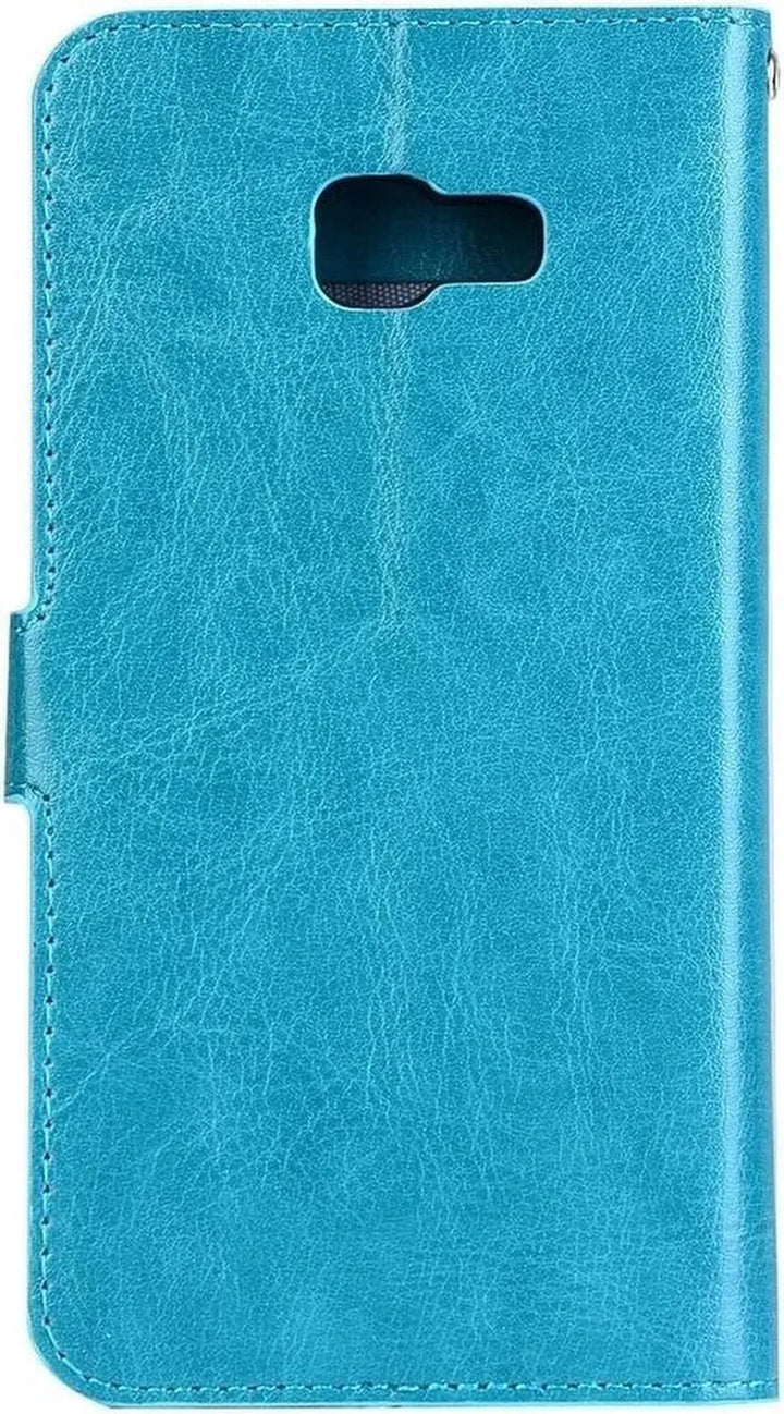 Samsung Galaxy A5 (2017) Hoesjes – Portemonnee Hoes – 2 Pack Screenprotector – Pasjeshouder – Turquoise-Ilumina Benelux