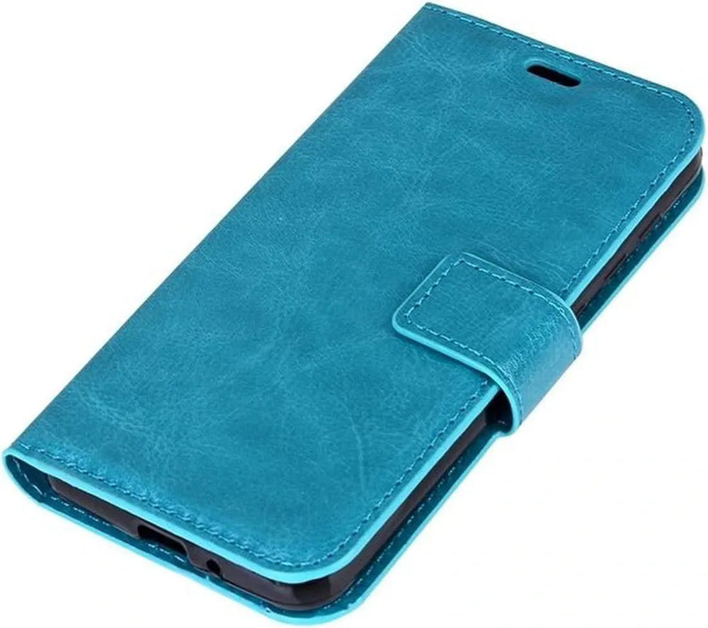 Samsung Galaxy A5 (2017) Hoesjes – Portemonnee Hoes – 2 Pack Screenprotector – Pasjeshouder – Turquoise-Ilumina Benelux