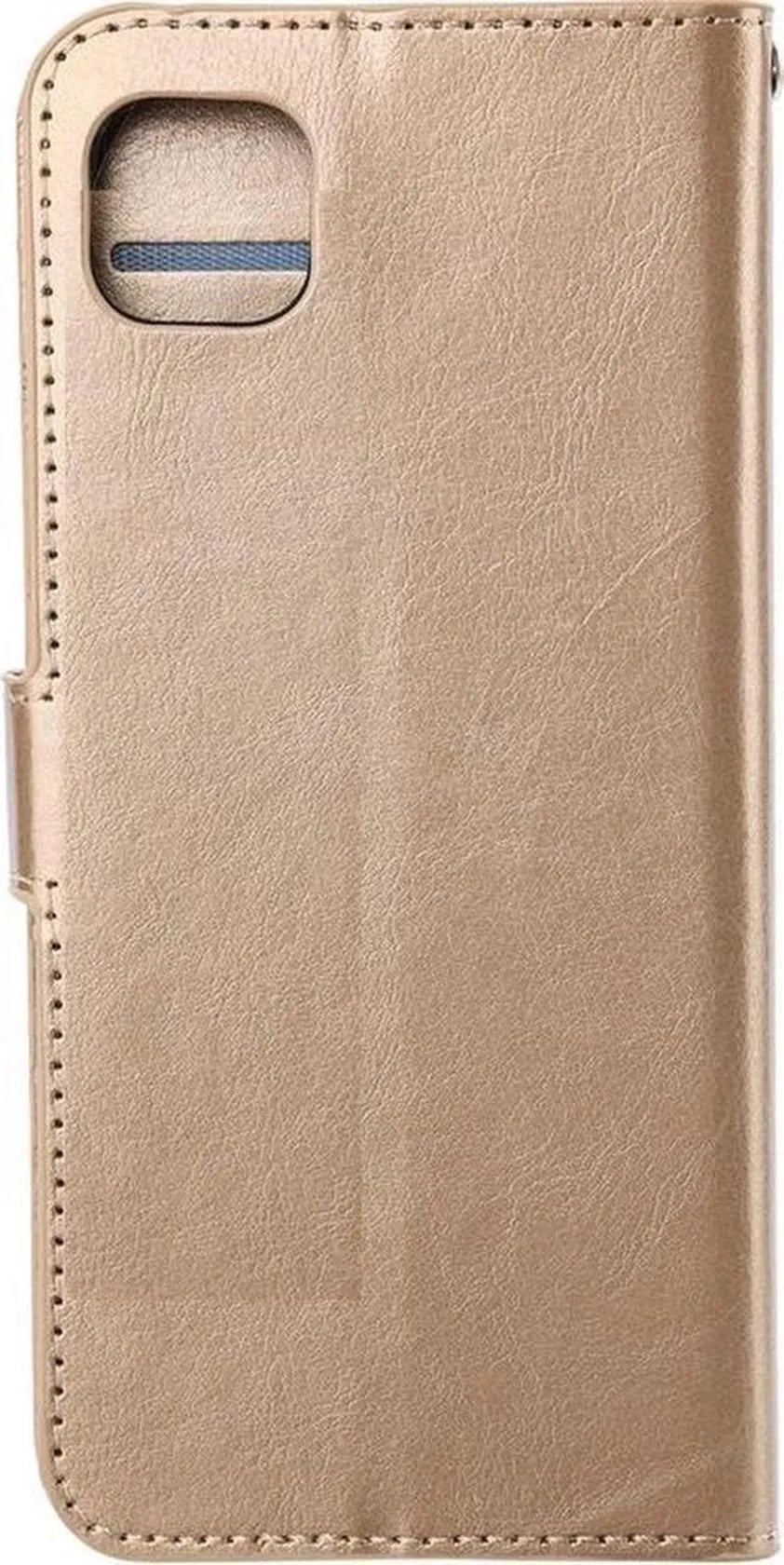 Samsung Galaxy Note 10 Lite Hoesjes – Portemonnee Bookcase – Pasjeshouder – Magneetsluiting – Goud-Ilumina Benelux