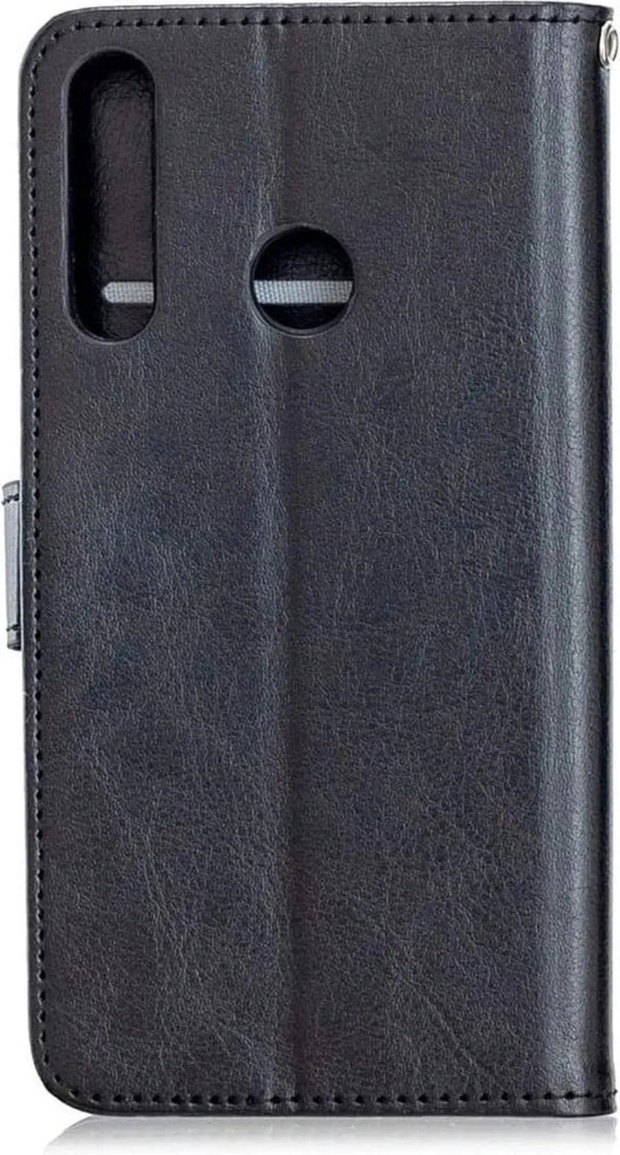 Huawei P40 Lite E Hoesjes – Portemonnee Book Case – Pasjeshouder – 2x Screenprotector – Zwart-Ilumina Benelux