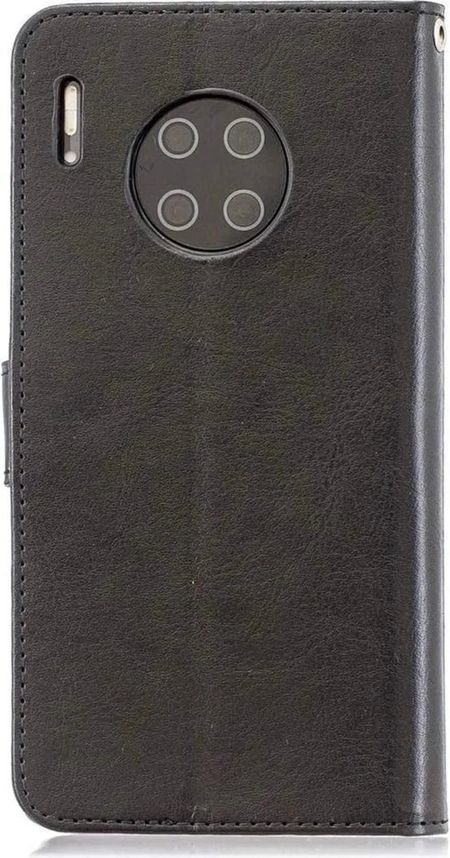 Huawei Mate 30 Pro Hoesjes – Portemonnee Book Case – Pasjeshouder – 2x Screenprotector – Zwart-Ilumina Benelux