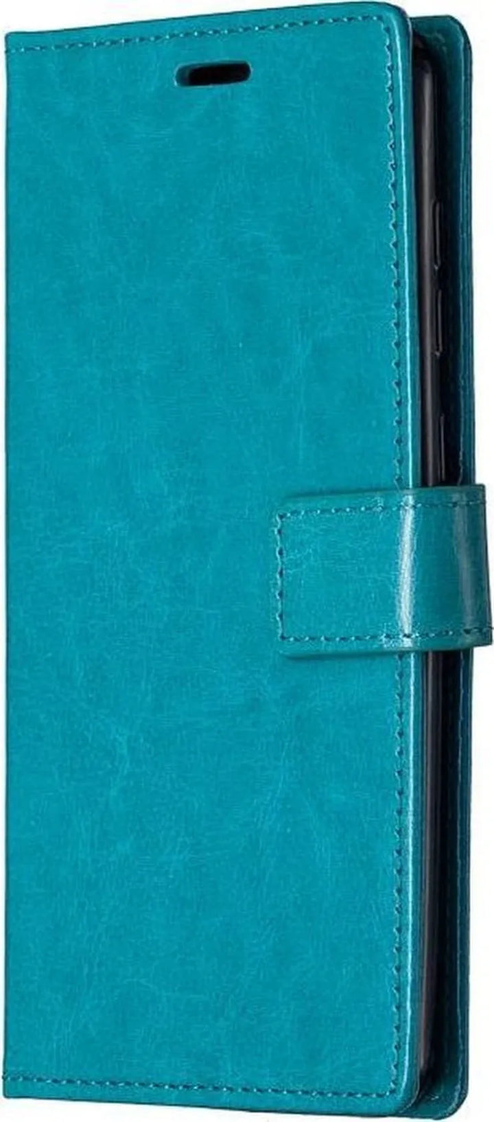 Samsung Galaxy M31S Hoesjes – Portemonnee Hoes – 2 Pack Screenprotector – Pasjeshouder – Turquoise-Ilumina Benelux