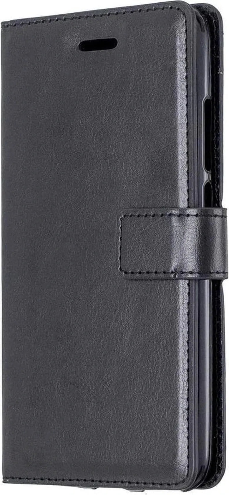 Xiaomi Mi 9T Pro Hoesjes – Portemonnee Book Case – Pasjeshouder – 2x Gehard Glas Screenprotector – Zwart-Ilumina Benelux