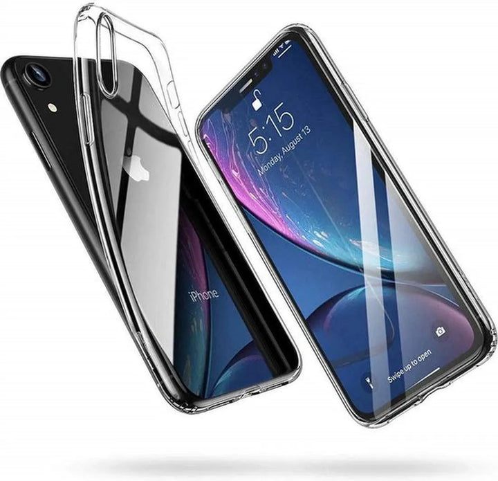 iPhone X / XS Hoesjes – Transparante TPU Siliconen Backcover – Soft Grip – Schokabsorberend-Ilumina Benelux