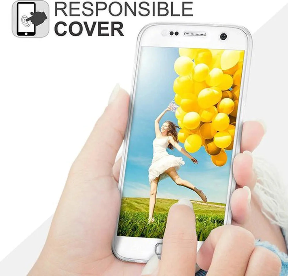 Samsung Galaxy M20 Hoesjes – Transparante Siliconen Backcover – Voor- en Achterkant Bescherming – Doorzichtig-Ilumina Benelux
