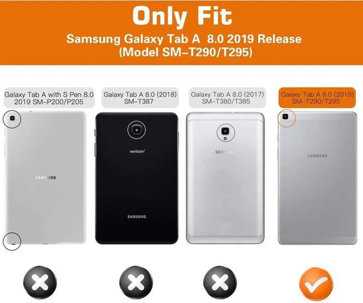Screenprotector – Geschikt voor Samsung Galaxy Tab A 8.0 2019 (SM-T290/T295) – Gehard Glas – Anti-kras – 3-Pack Tempered Glas-tabletscreenprotectors-Ilumina Benelux