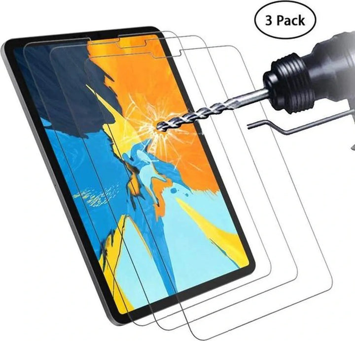 Screenprotector – Geschikt voor iPad Pro 11 inch 2018 – Gehard Glas – Anti-kras – 3-Pack Tempered Glas-tabletscreenprotectors-Ilumina Benelux