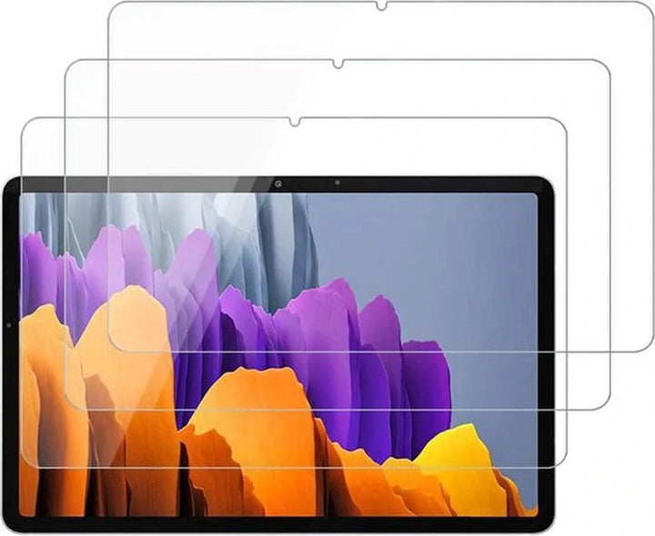Screenprotector – Geschikt voor Samsung Galaxy Tab S8 Plus/S7 FE/S7 Plus 12.4 – Gehard Glas – Anti-kras – 3 stuks-tabletscreenprotectors-Ilumina Benelux