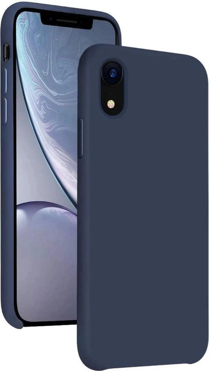 iPhone X / XS Hoesjes – Siliconen Backcover – Soft Silicone – Schokbestendig – Blauw-Ilumina Benelux