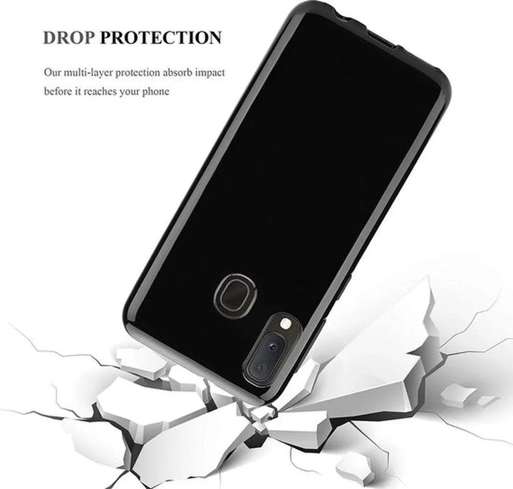 Samsung Galaxy J4 Plus 2018 Hoesjes – Siliconen Backcover – Flexibel – Schokbestendig – Zwart-Ilumina Benelux