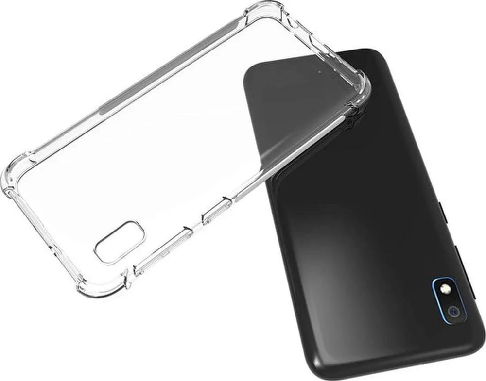 Samsung Galaxy A10 Hoesjes – Soft TPU Backcover – Schokbestendig – Siliconen Case – Zwart-Ilumina Benelux