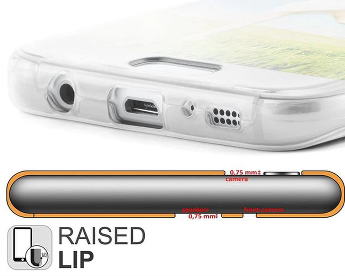 Transparant Siliconen - Voor- en Achterkant Hoesje Samsung Galaxy Note 10