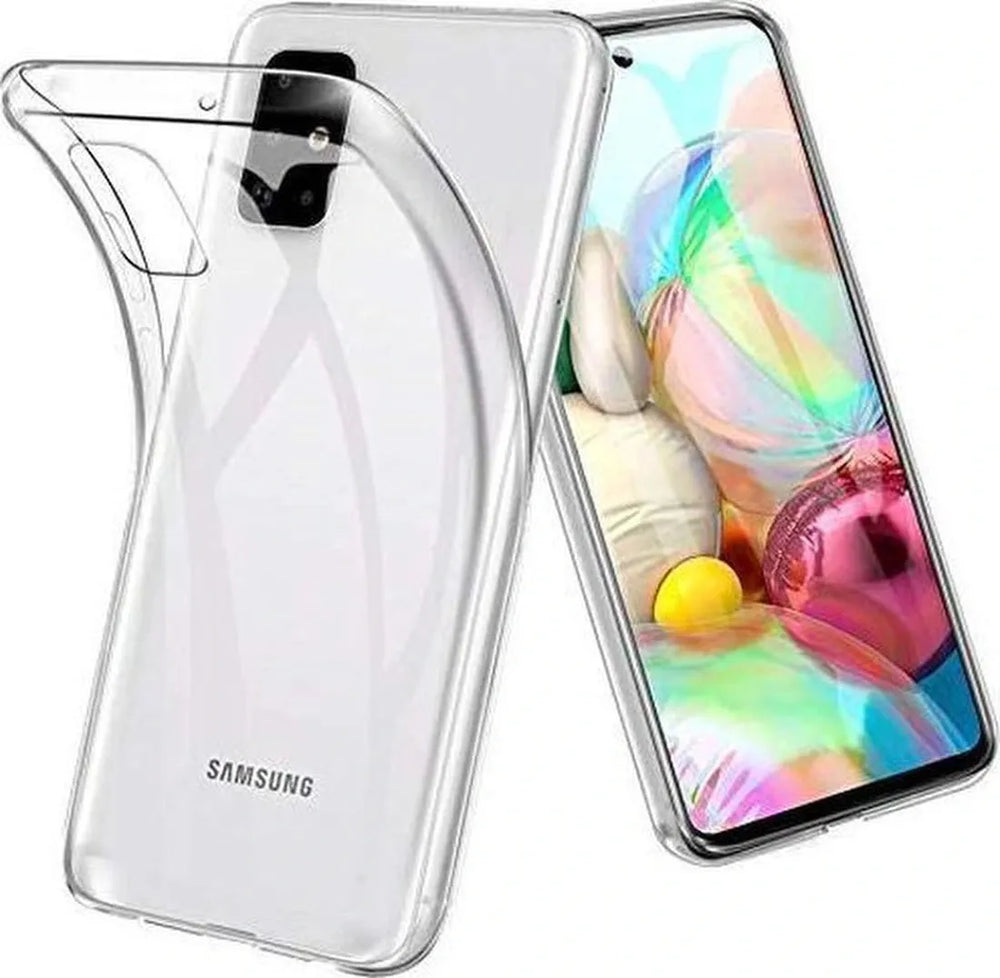 Samsung Galaxy A51 Hoesjes – Transparante Siliconen Backcover – Flexibel – Soft TPU-Ilumina Benelux