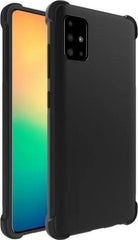 Shockproof Soft TPU hoesje zwart Silicone Case Geschikt voor: Samsung Galaxy S20 Plus