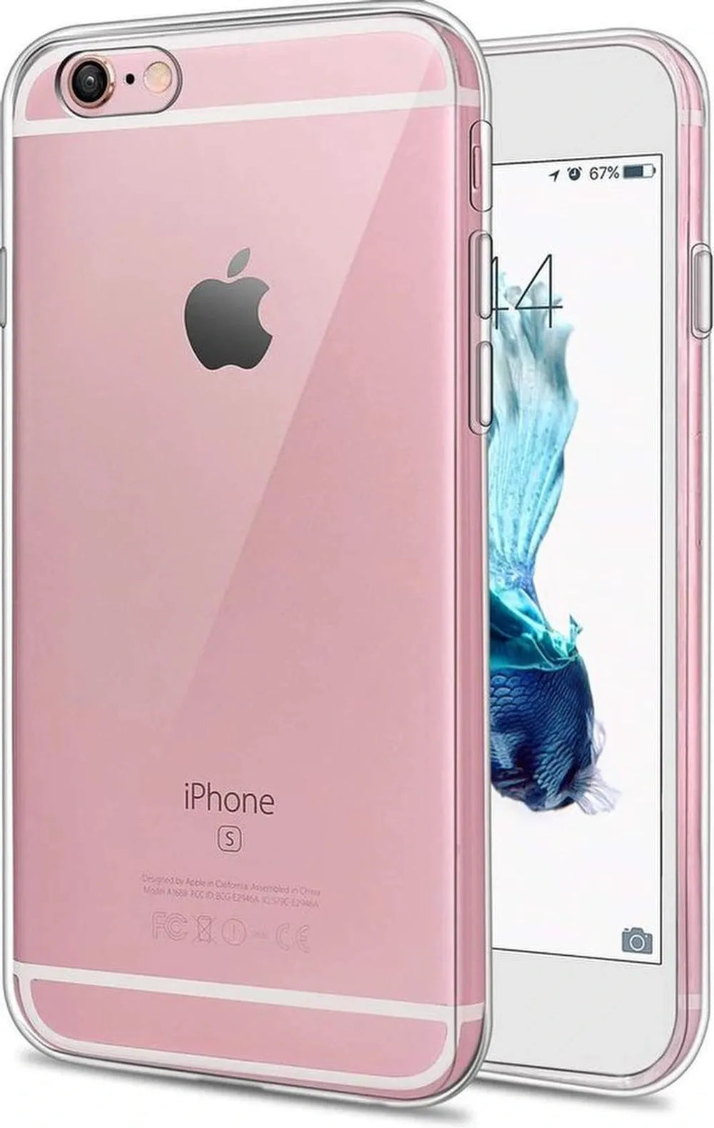 iPhone 7 Plus / 8 Plus Hoesjes – Transparante TPU Siliconen Backcover – Soft Grip – Schokabsorberend-Ilumina Benelux