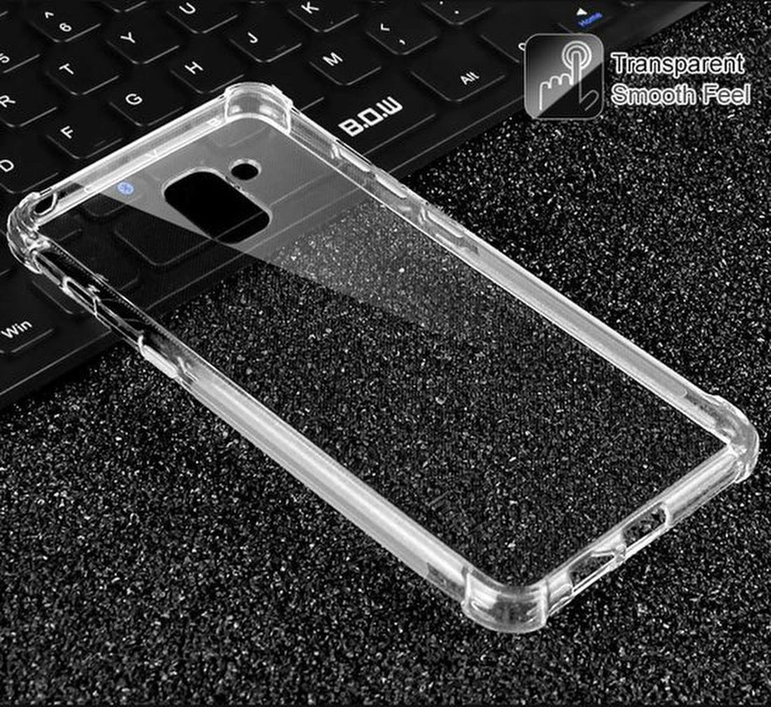 Samsung Galaxy J6 2018 Hoesjes – Siliconen Backcover – Schokbestendig – Flexibel – Transparant