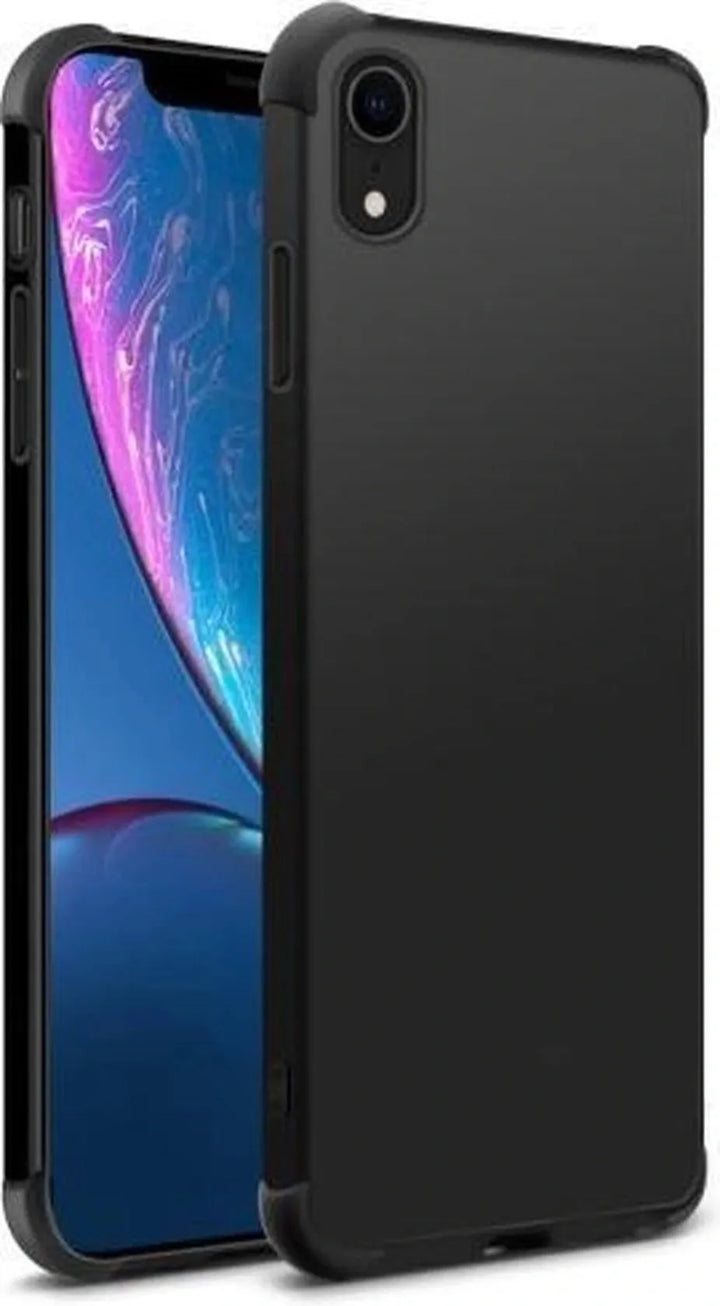 iPhone XR Hoesjes – Soft TPU Siliconen Backcover – Schokbestendig – Zwart-Ilumina Benelux