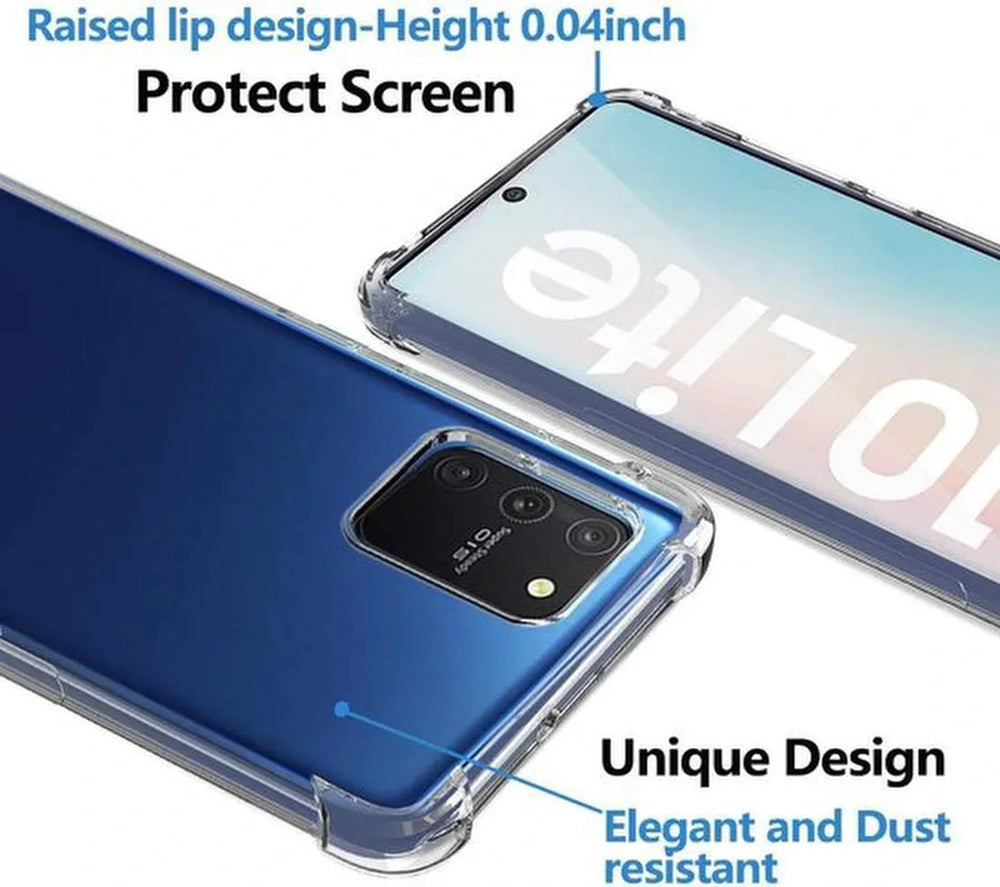 Samsung Galaxy S10 Lite Hoesjes – Siliconen Backcover – Schokbestendig – Flexibel – Transparant-Ilumina Benelux