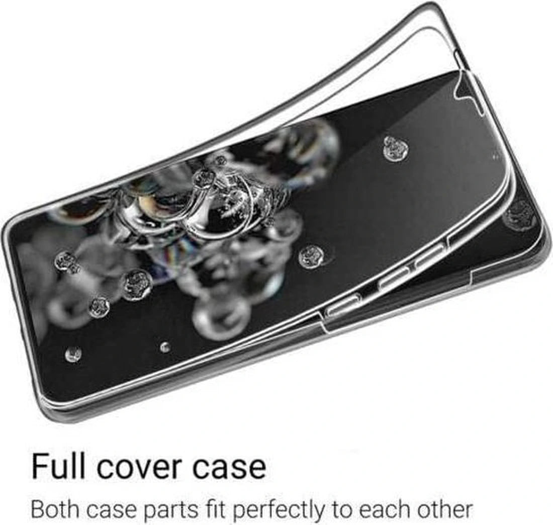 Transparant Siliconen - Voor- en Achterkant Hoesje Samsung Galaxy S20