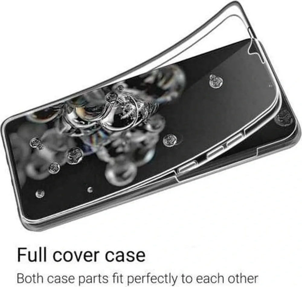 Samsung Galaxy S20 Hoesjes – Transparante Siliconen Backcover – Voor- en Achterkant Bescherming-Ilumina Benelux